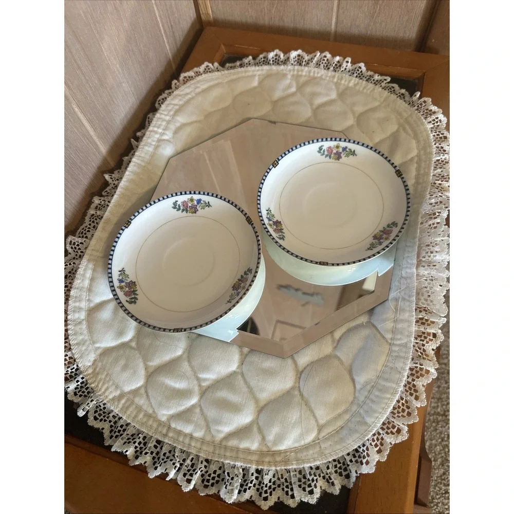 Noritake Sheridan Pattern # 69533 2 Saucers Only 5‎ 1/2